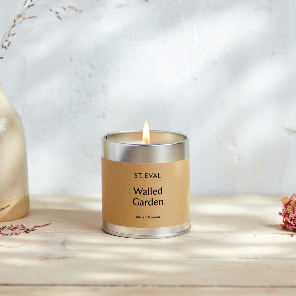 St Eval Walled Garden Scented Tin Candle
